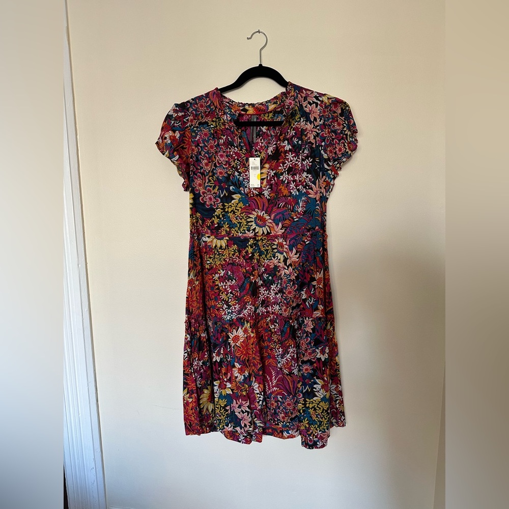 NWT Floral Anthropologie Mini Dress
